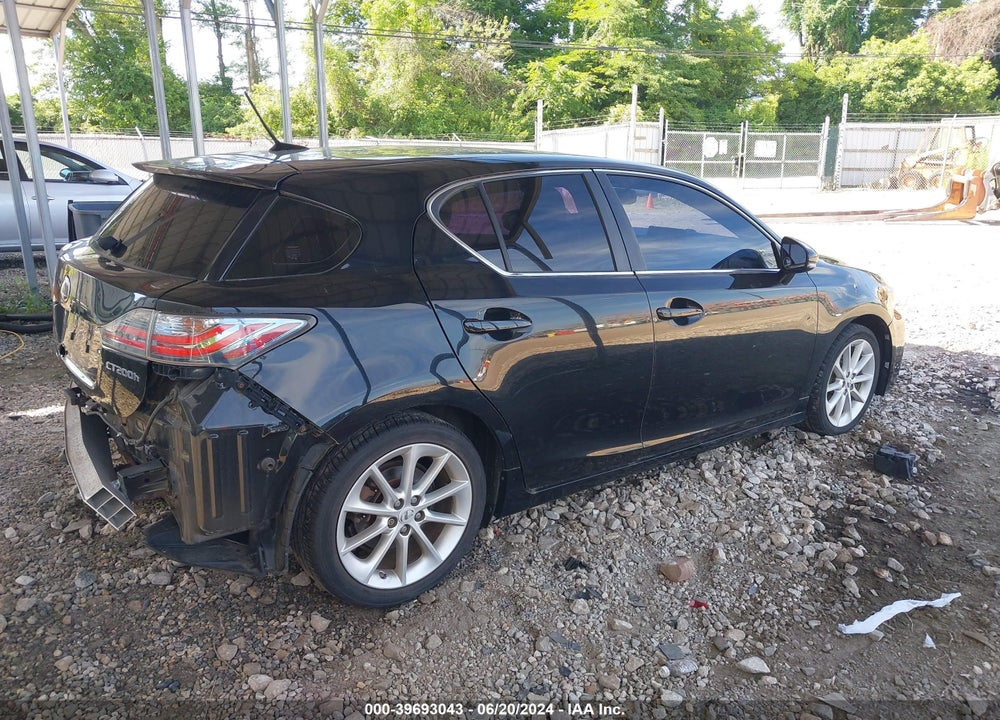 2013 LEXUS CT 200H VIN: JTHKD5BH2D2167448