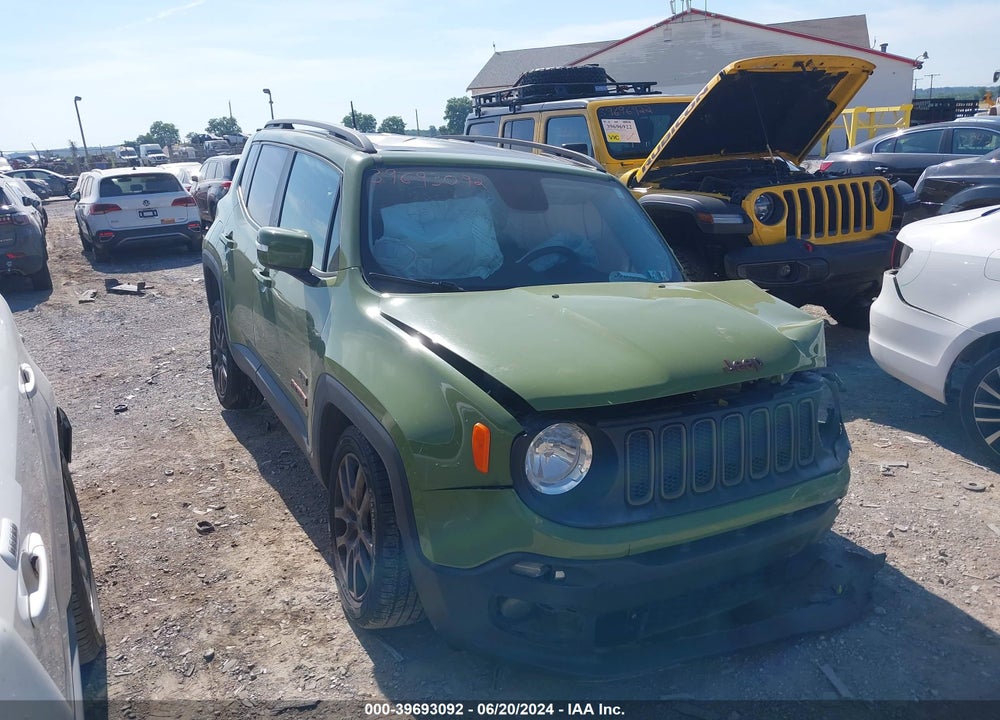 2016 JEEP RENEGADE 75TH ANNIVERSARY VIN: ZACCJBBT8GPD56150