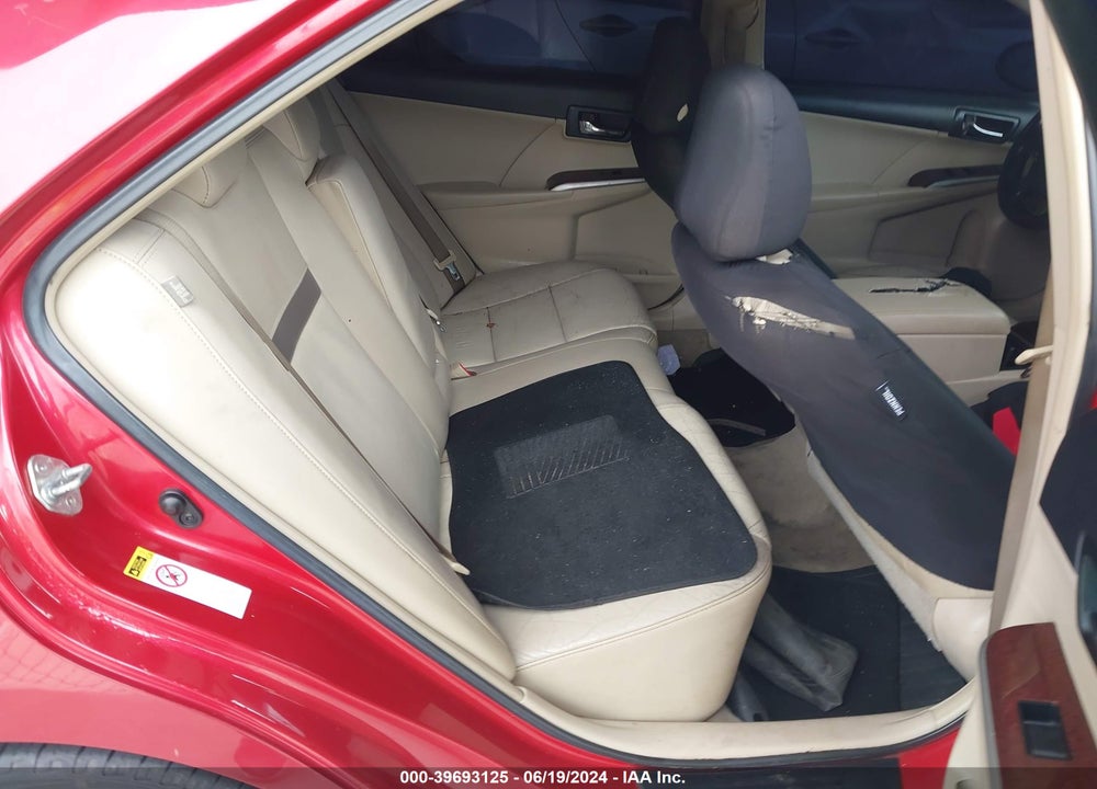 2012 TOYOTA CAMRY XLE V6 VIN: 4T1BK1FK3CU522146