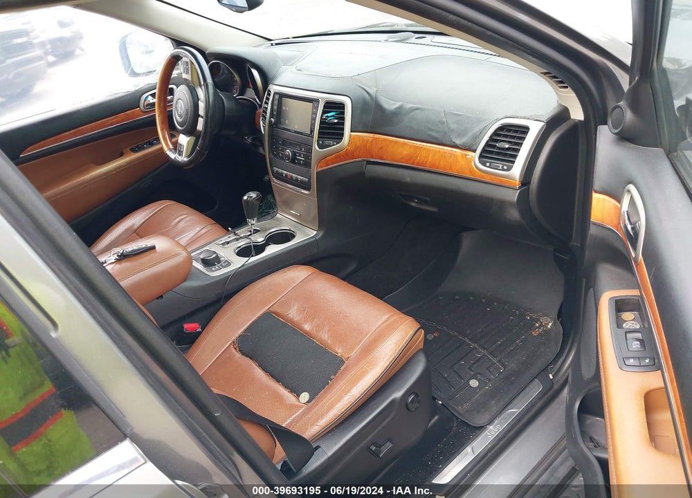2012 JEEP GRAND CHEROKEE OVERLAND VIN: 1C4RJFCG2CC219643