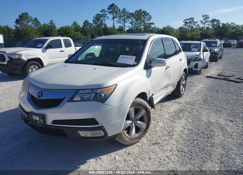 2012 ACURA MDX TECHNOLOGY PACKAGE VIN: 2HNYD2H36CH547852