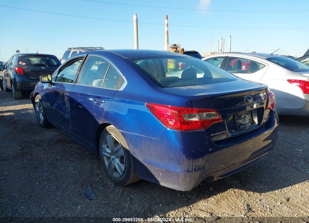 2017 SUBARU LEGACY 2.5I VIN: 4S3BNAA65H3043083
