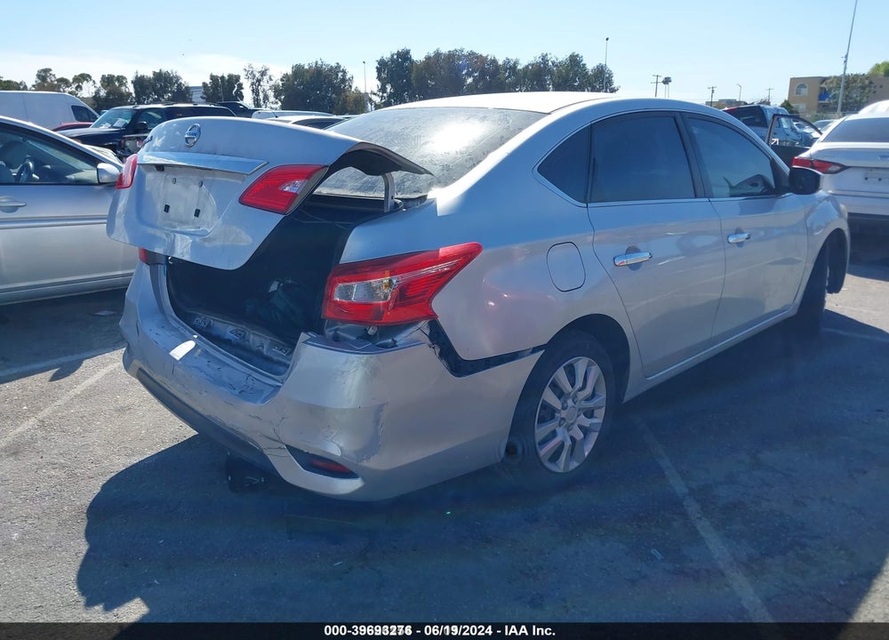 2019 NISSAN SENTRA S VIN: 3N1AB7AP5KY344602