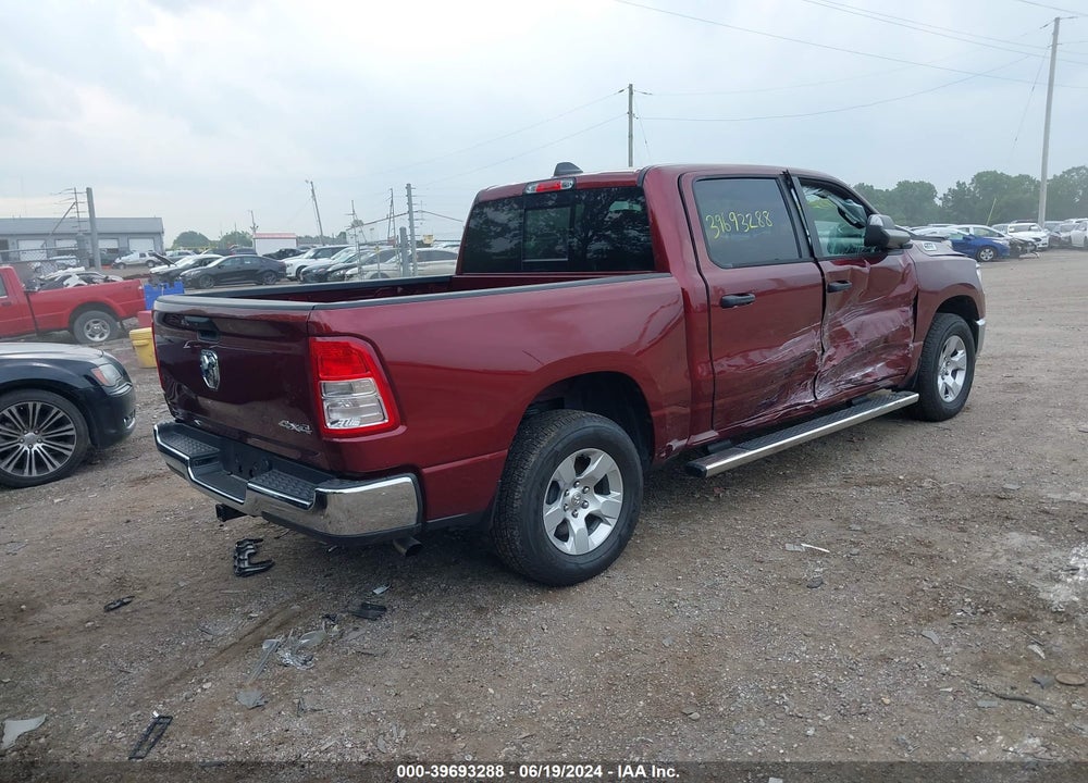 2024 RAM 1500 TRADESMAN 4X4 5'7 BOX VIN: 1C6SRFGT5RN168631