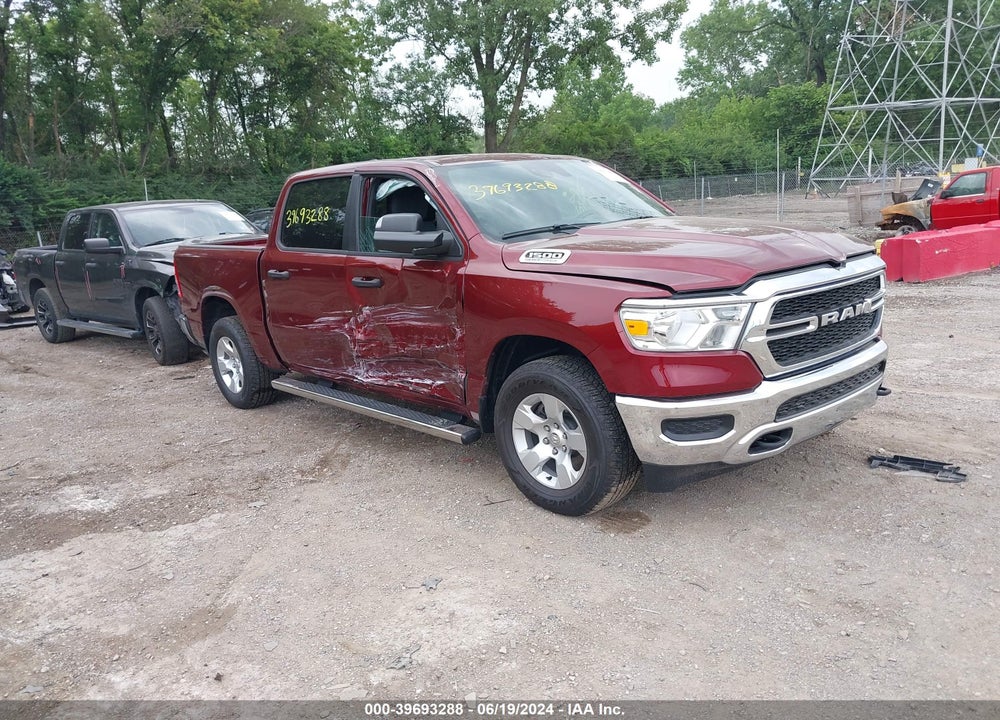 2024 RAM 1500 TRADESMAN 4X4 5'7 BOX VIN: 1C6SRFGT5RN168631