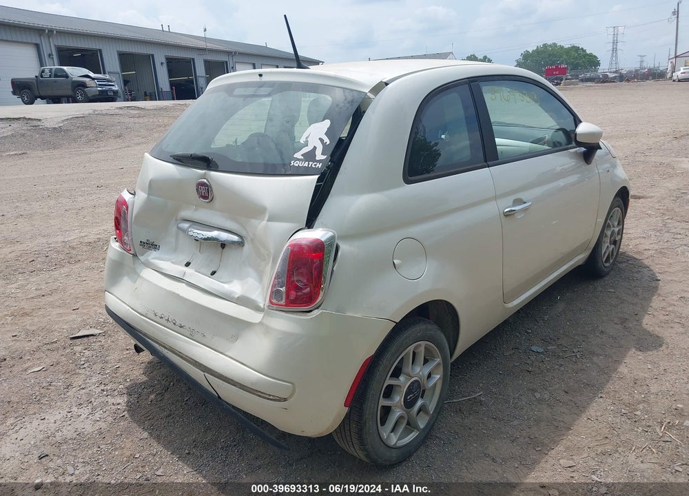 2012 FIAT 500 POP VIN: 3C3CFFAR0CT104639