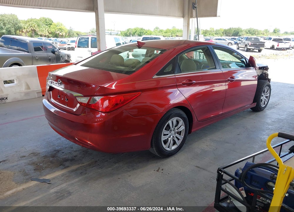 2012 HYUNDAI SONATA GLS VIN: 5NPEB4ACXCH378415