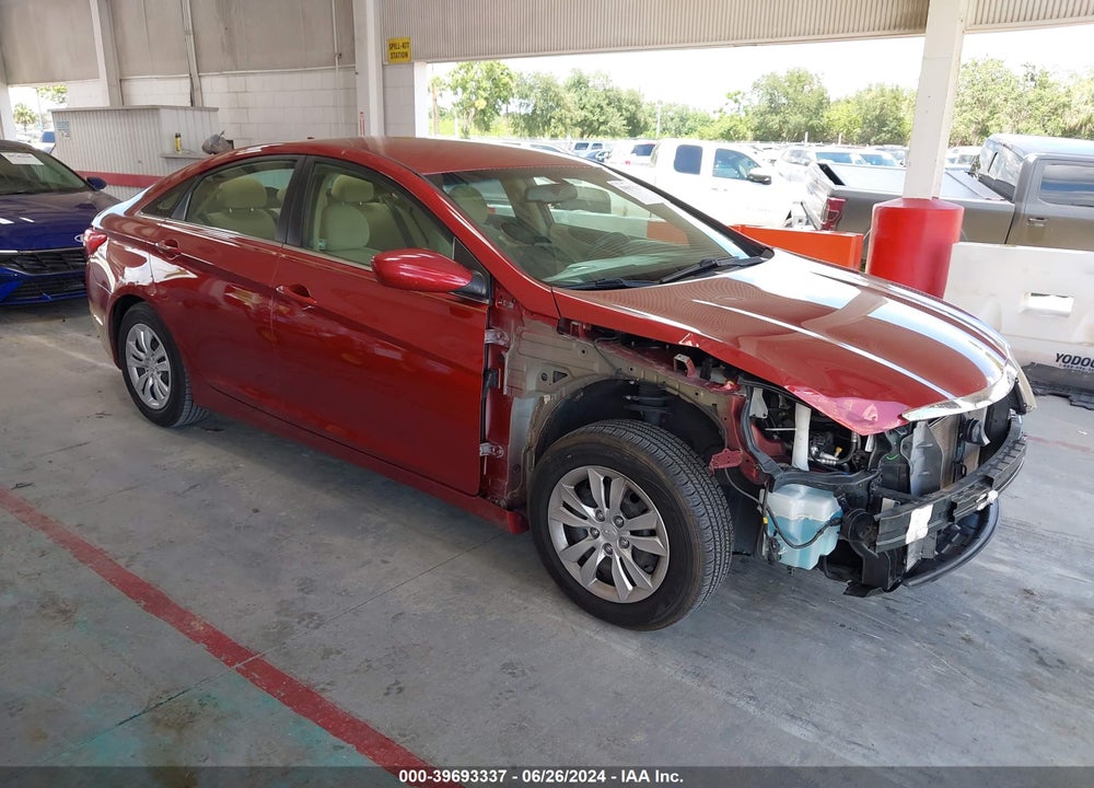 2012 HYUNDAI SONATA GLS VIN: 5NPEB4ACXCH378415