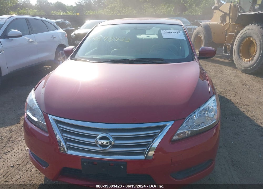 2014 NISSAN SENTRA SV VIN: 3N1AB7AP7EY338045