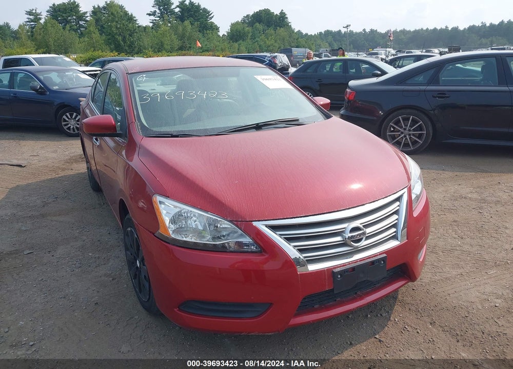 2014 NISSAN SENTRA SV VIN: 3N1AB7AP7EY338045