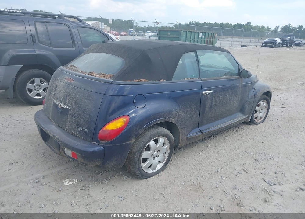 2005 CHRYSLER PT CRUISER VIN: 3C3EY55E55T600379