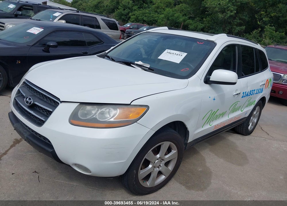 2008 HYUNDAI SANTA FE LIMITED/SE VIN: 5NMSH13E38H147889