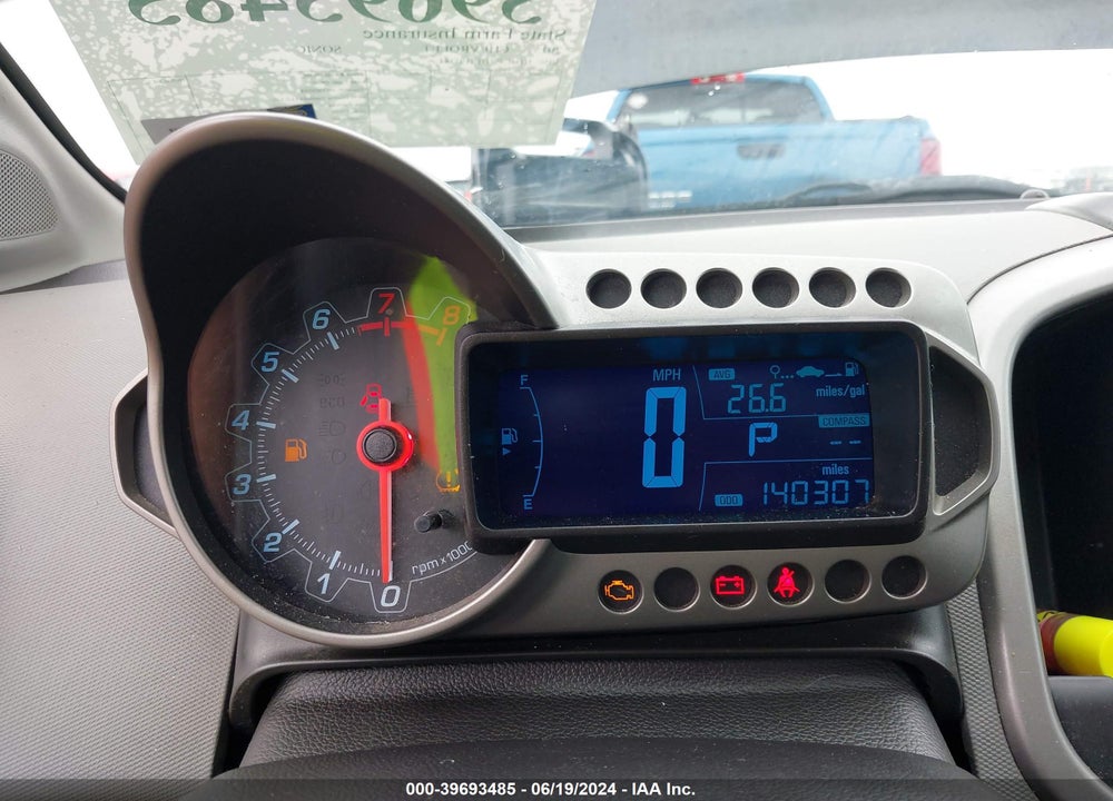 2015 CHEVROLET SONIC LT AUTO VIN: 1G1JC5SG1F4193384