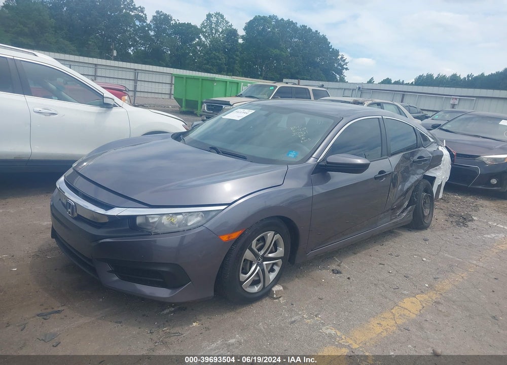 2017 HONDA CIVIC LX VIN: 19XFC2F50HE071475