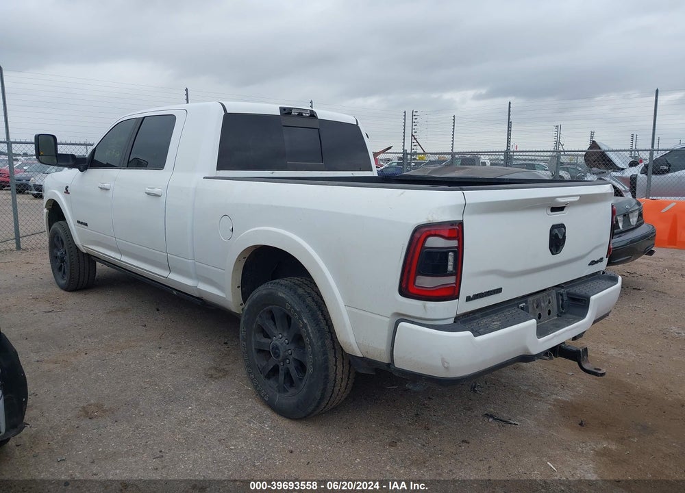 2022 RAM 2500 LAIE MEGA CAB 4X4 6'4 BOX VIN: 3C6UR5NL4NG316969