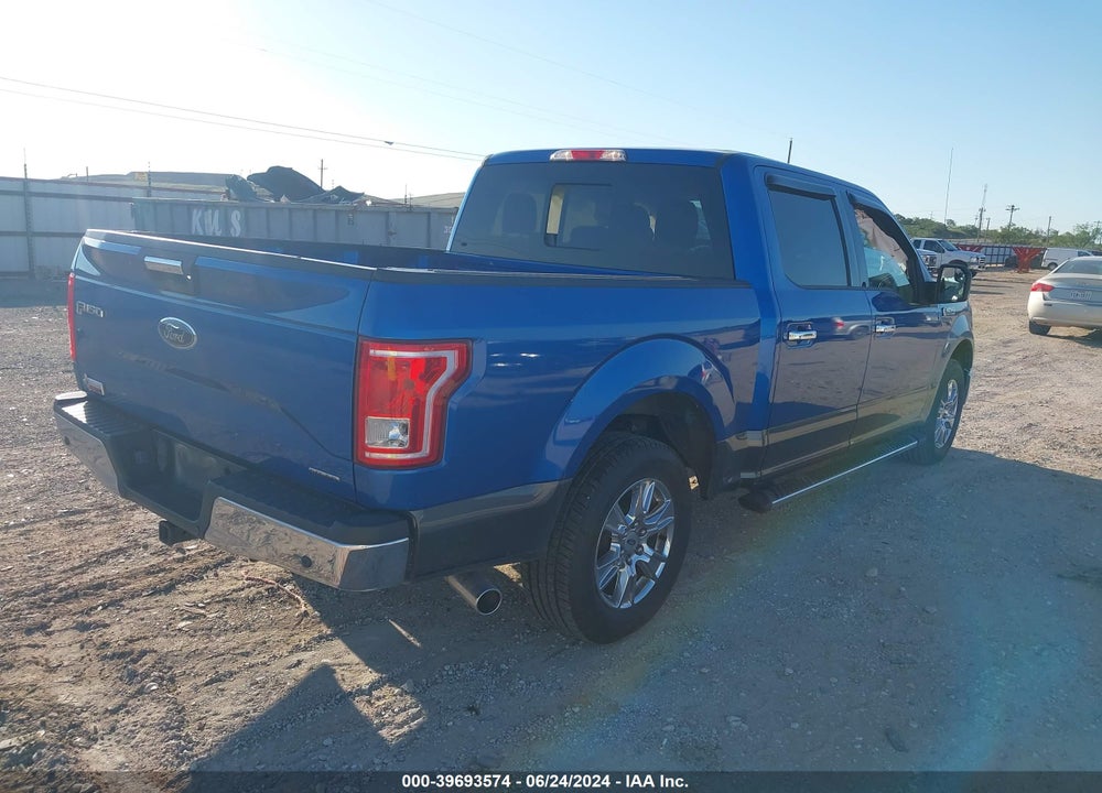 2016 FORD F-150 XLT VIN: 1FTEW1CF9GKD73899