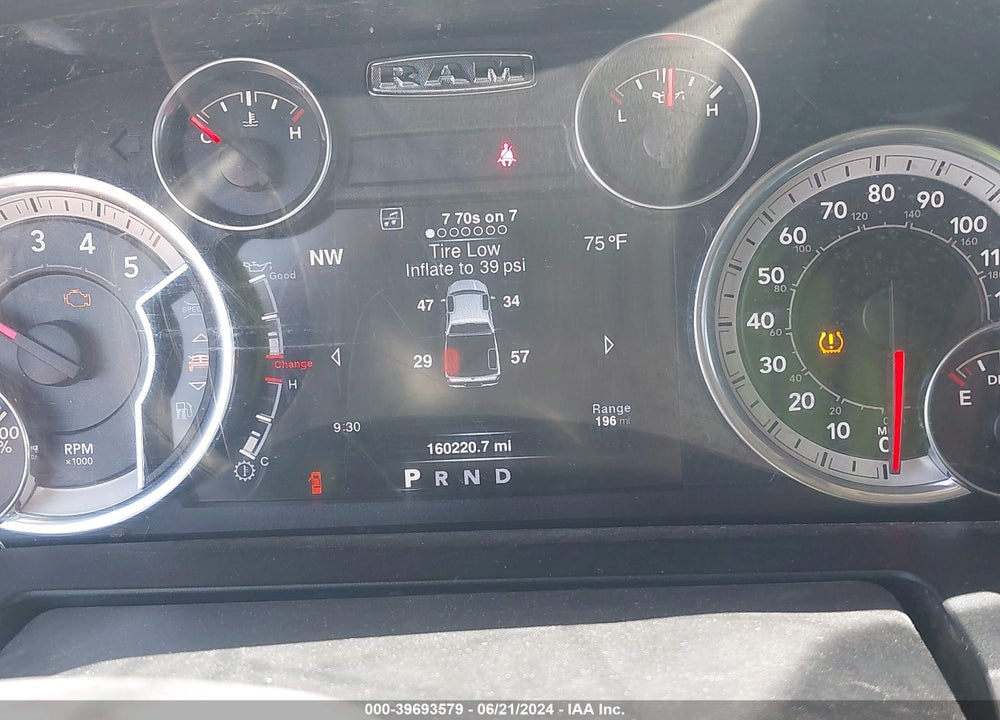 2016 RAM 1500 LAIE VIN: 1C6RR7NM6GS162898