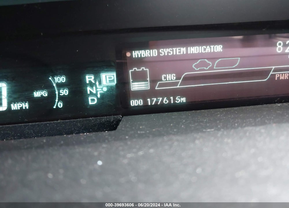 2013 TOYOTA PRIUS THREE VIN: JTDKN3DU1D5553810