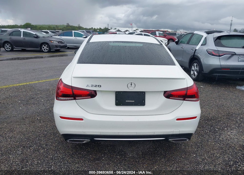 2020 MERCEDES-BENZ A 220 VIN: W1K3G4EB8LJ220727