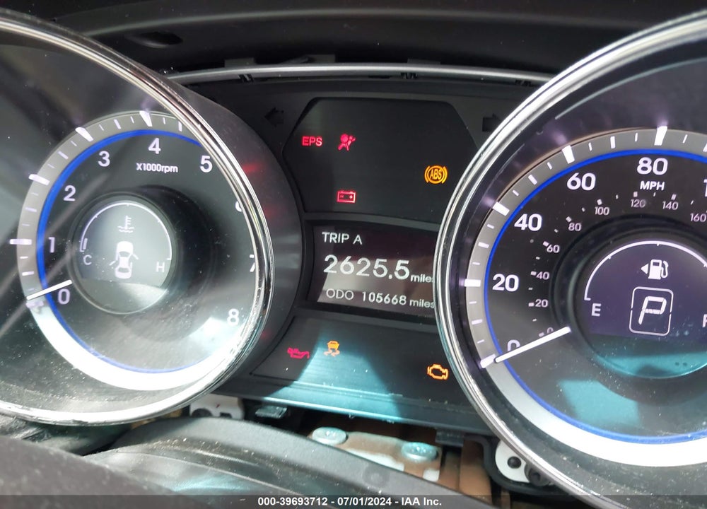 2011 HYUNDAI SONATA GLS VIN: 5NPEB4AC7BH006190