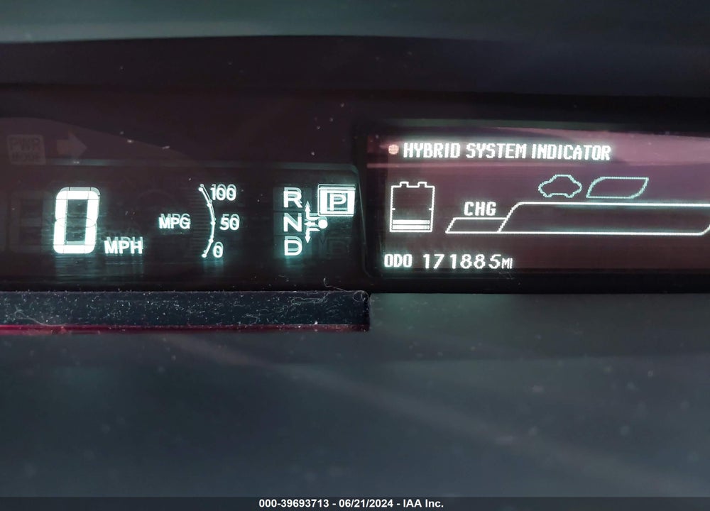 2012 TOYOTA PRIUS THREE VIN: JTDKN3DU0C1488096