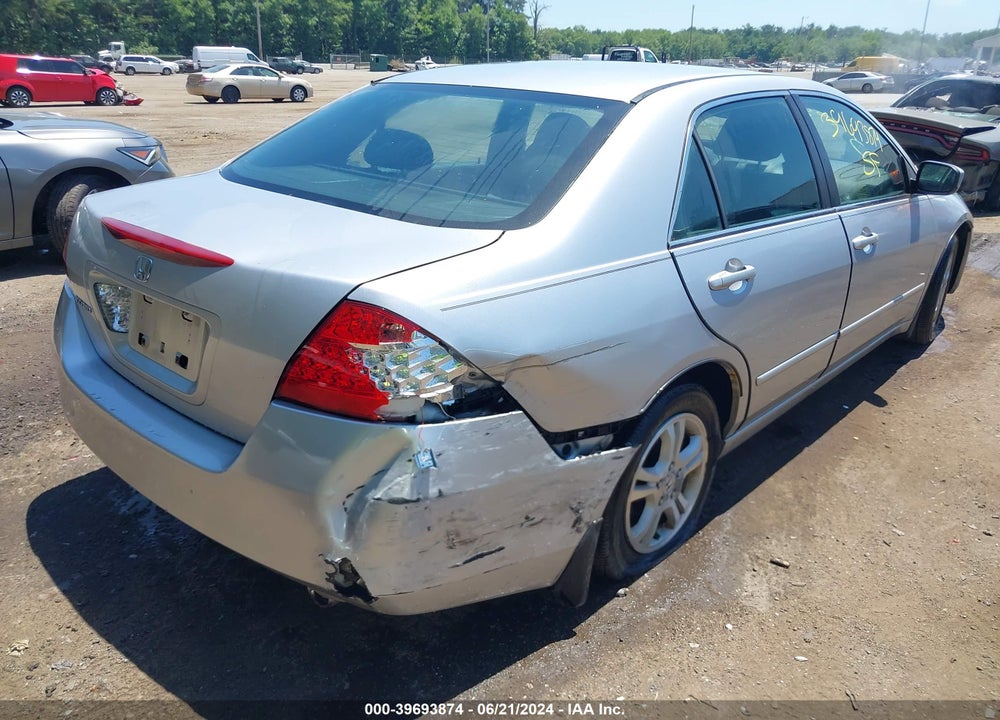 2007 HONDA ACCORD 2.4 SE VIN: 1HGCM55337A105753