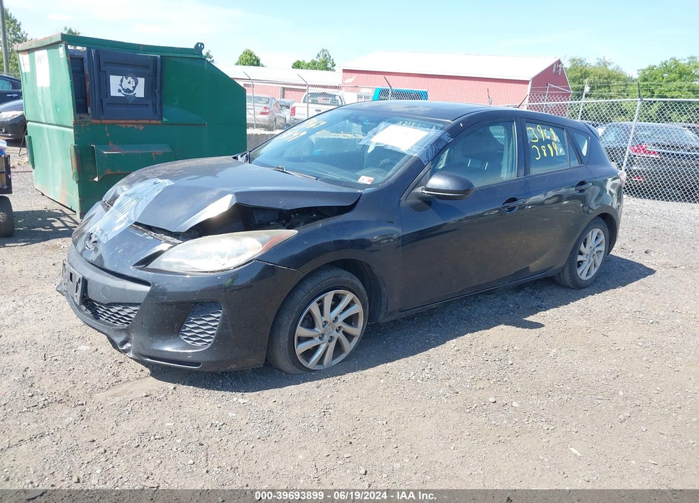 2012 MAZDA 3 I GRAND TOURING VIN: JM1BL1M83C1582521
