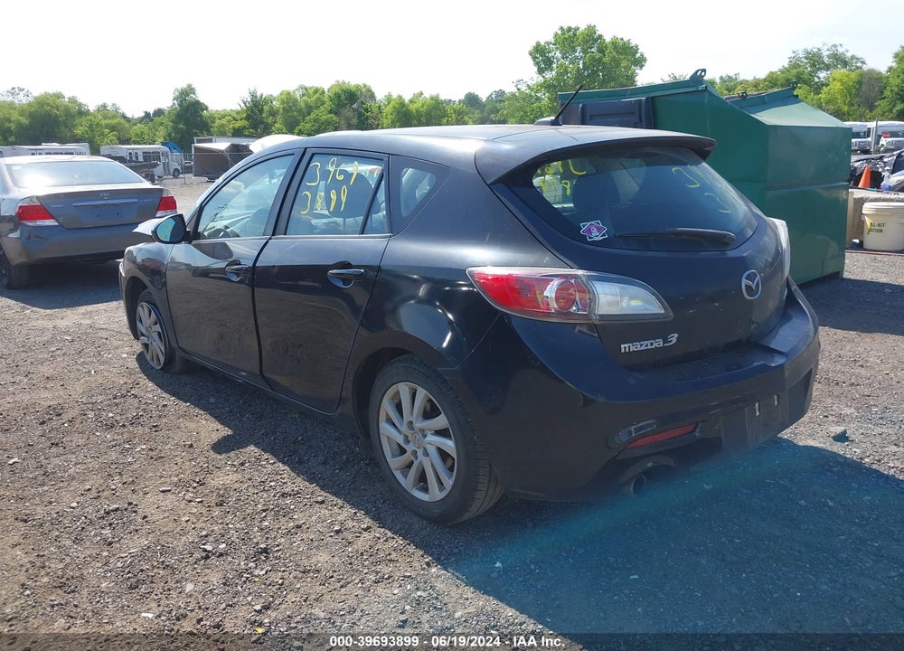 2012 MAZDA 3 I GRAND TOURING VIN: JM1BL1M83C1582521