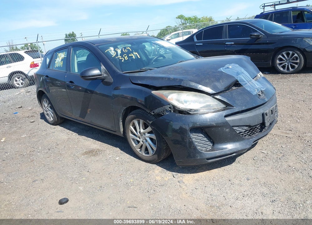 2012 MAZDA 3 I GRAND TOURING VIN: JM1BL1M83C1582521