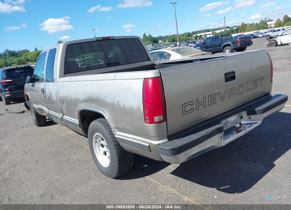 1998 CHEVROLET C1500 FLEETSIDE VIN: 1GCEC19W4WE221249