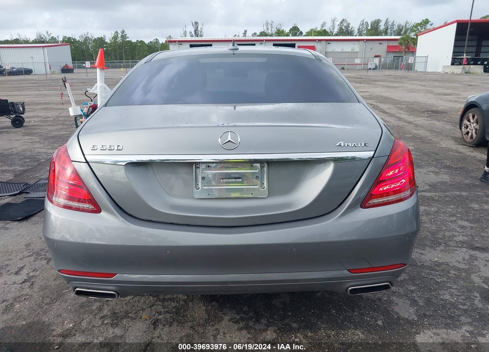 2015 MERCEDES-BENZ S 550 4MATIC VIN: WDDUG8FB9FA103592