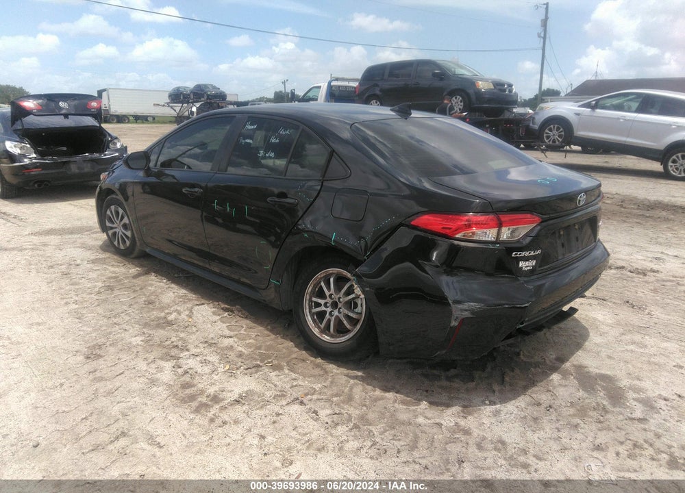 2022 TOYOTA COROLLA HYBRID LE VIN: JTDEAMDE3NJ059884