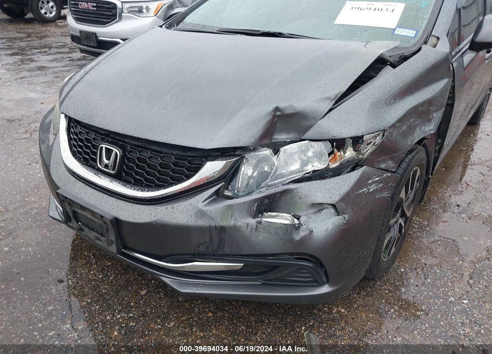 2013 HONDA CIVIC EX VIN: 19XFB2F8XDE050852