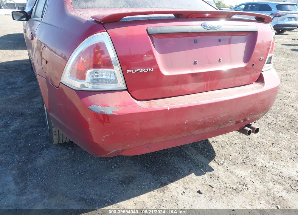 2009 FORD FUSION SE VIN: 3FAHP07Z79R191633