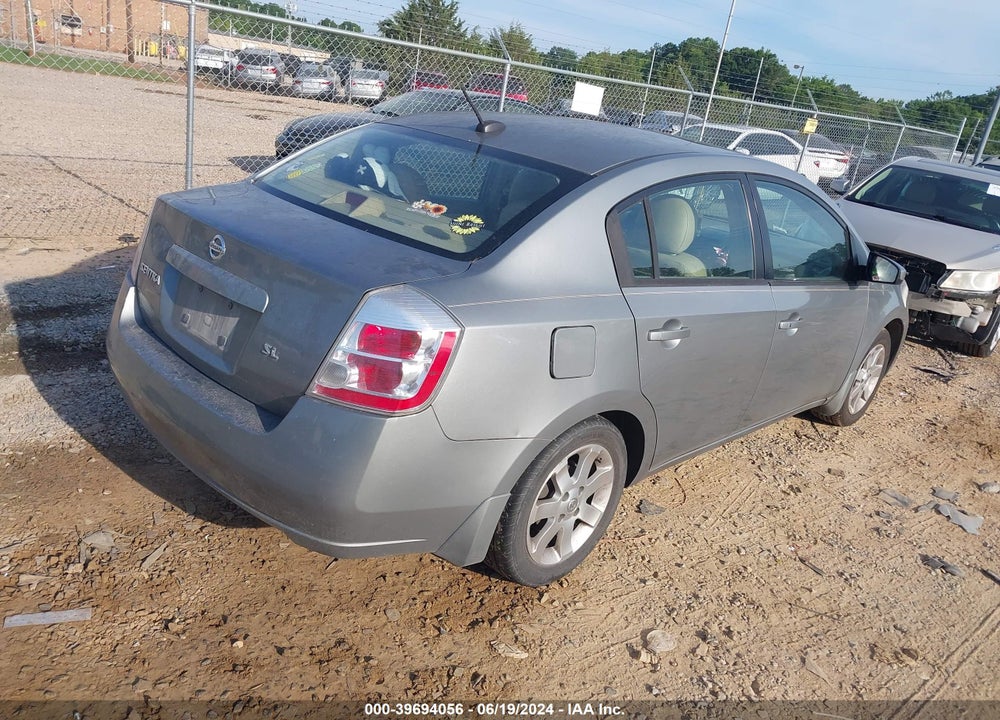 2008 NISSAN SENTRA VIN: 3N1AB61E68L626522