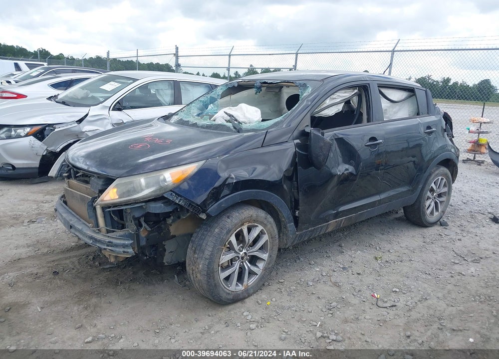 2014 KIA SPORTAGE LX VIN: KNDPB3AC4E7555891