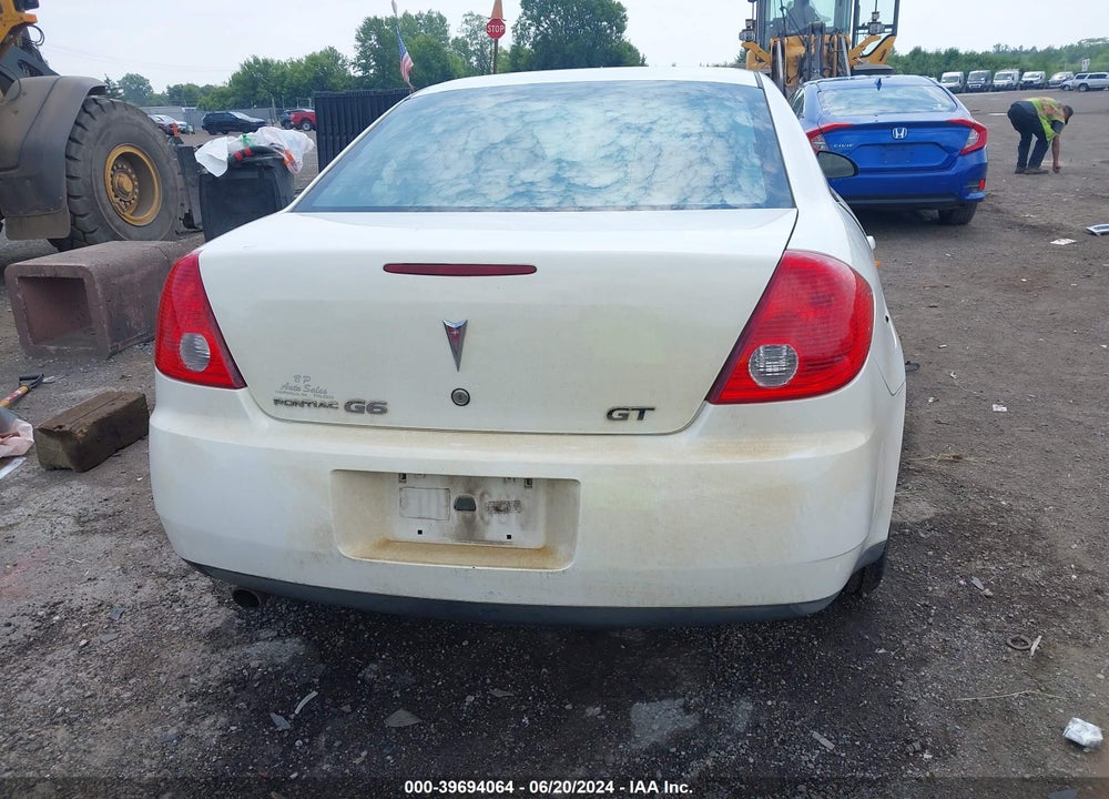 2008 PONTIAC G6 GT VIN: 1G2ZH57N384108488