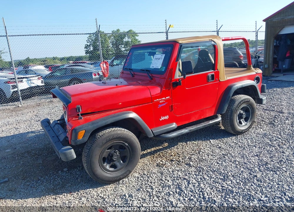 1997 JEEP WRANGLER SPORT VIN: 1J4FY19S9VP549671