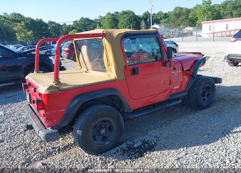1997 JEEP WRANGLER SPORT VIN: 1J4FY19S9VP549671