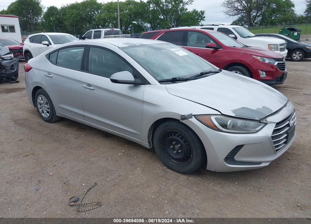2017 HYUNDAI ELANTRA SE VIN: 5NPD74LF4HH150664