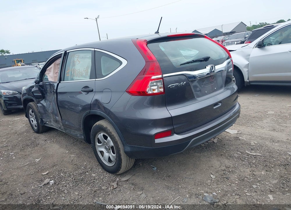 2016 HONDA CR-V LX VIN: 5J6RM4H31GL002358