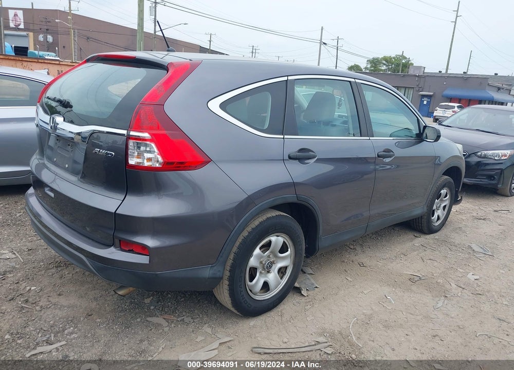 2016 HONDA CR-V LX VIN: 5J6RM4H31GL002358