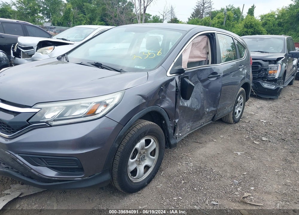 2016 HONDA CR-V LX VIN: 5J6RM4H31GL002358