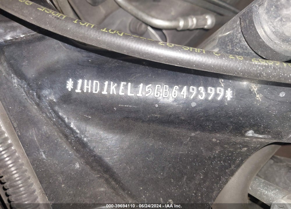 2016 HARLEY-DAVIDSON FLHTK ULTRA LIMITED VIN: 1HD1KEL15GB649399