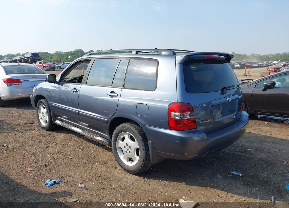 2005 TOYOTA HIGHLANDER LIMITED V6 VIN: JTEEP21A150106061