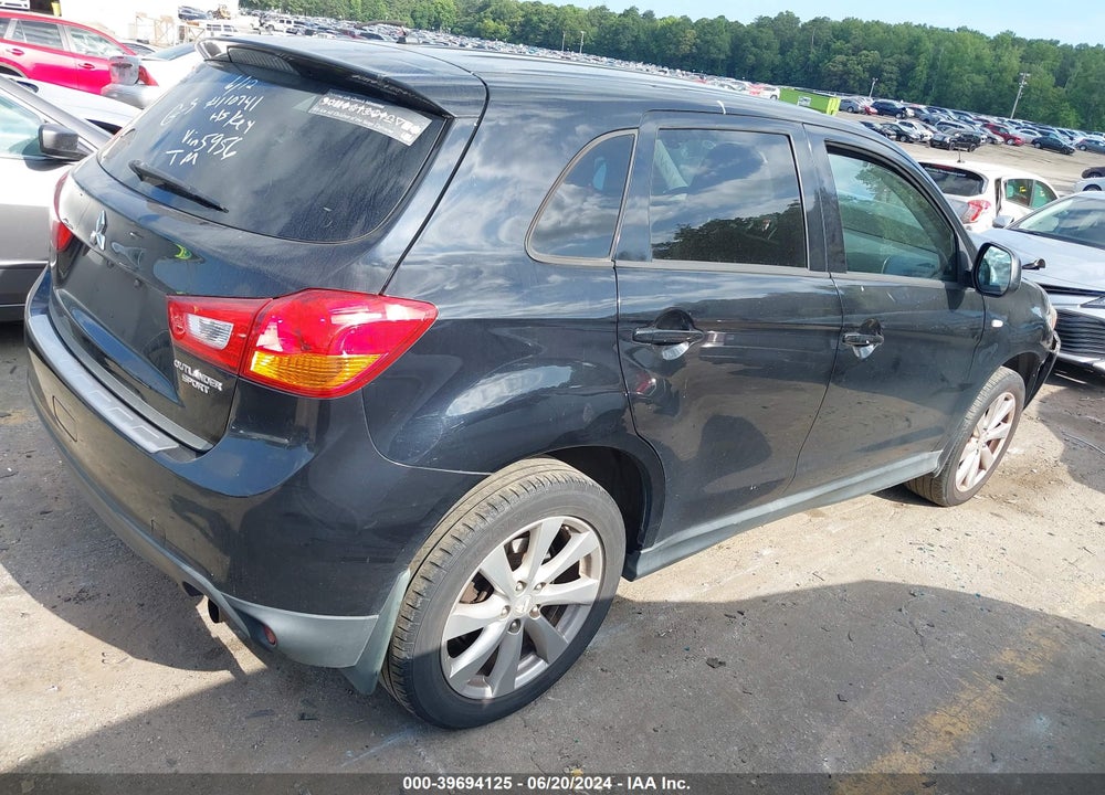 2015 MITSUBISHI OUTLANDER SPORT ES VIN: 4A4AP3AUXFE005956