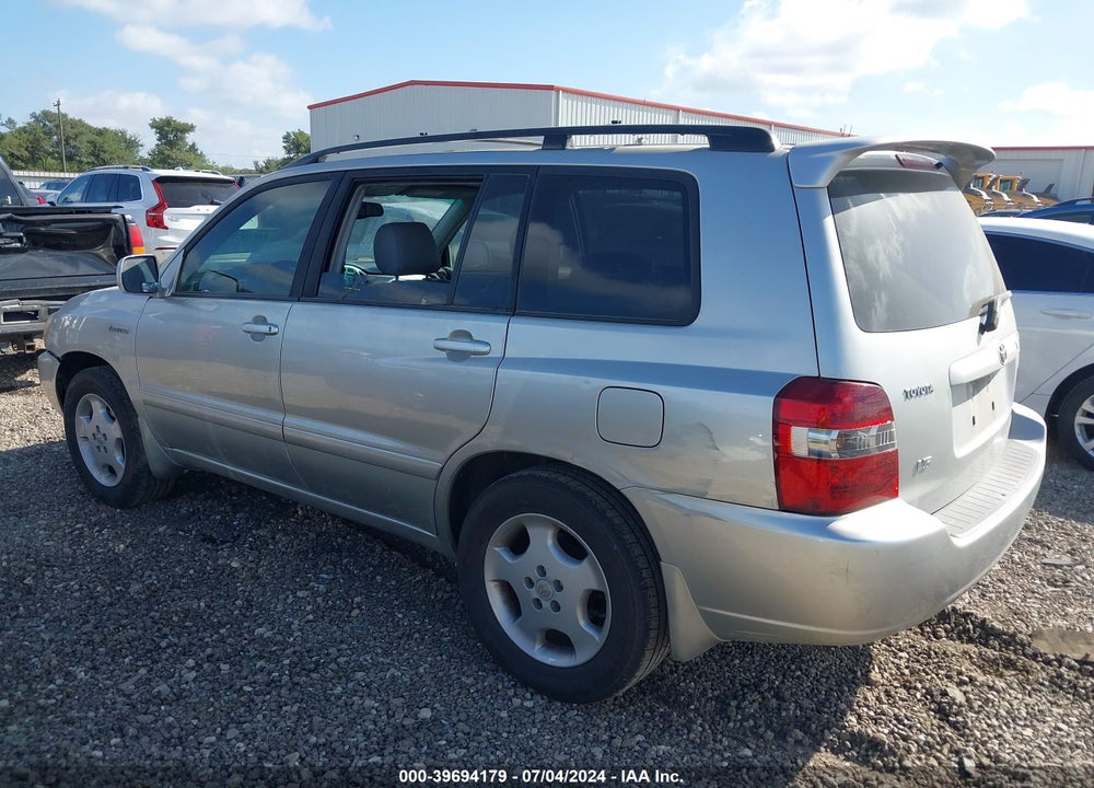 2006 TOYOTA HIGHLANDER LIMITED V6 VIN: JTEDP21A760104120