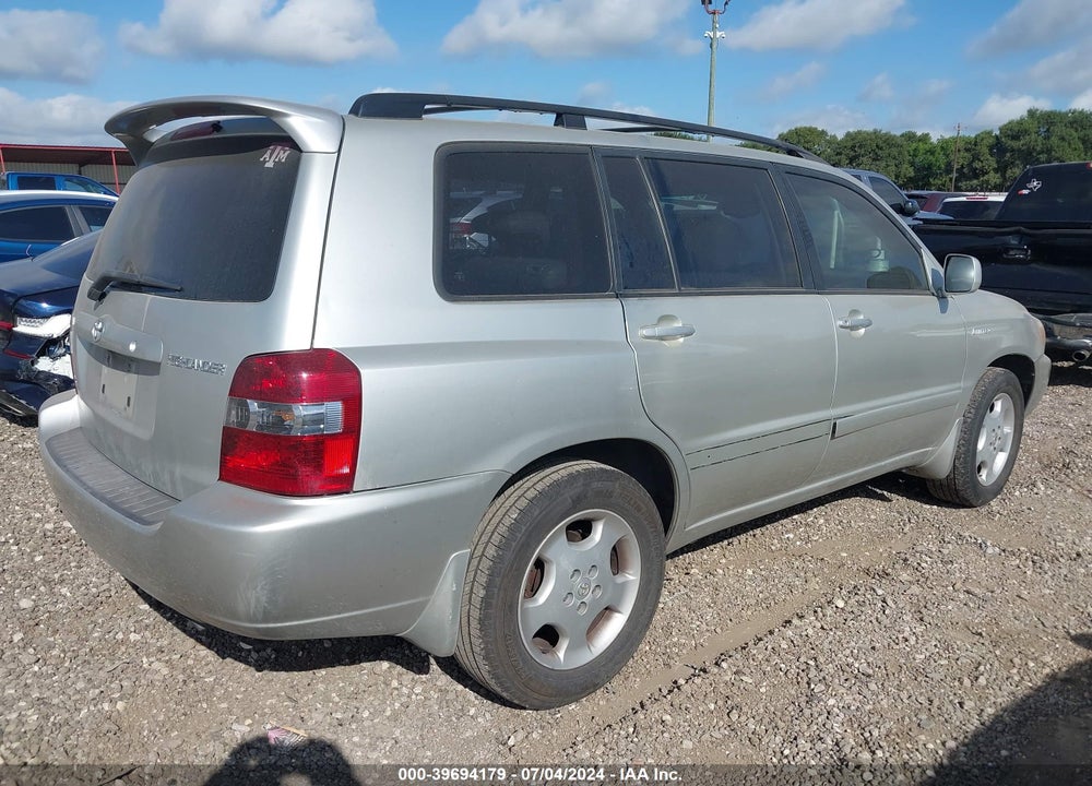 2006 TOYOTA HIGHLANDER LIMITED V6 VIN: JTEDP21A760104120