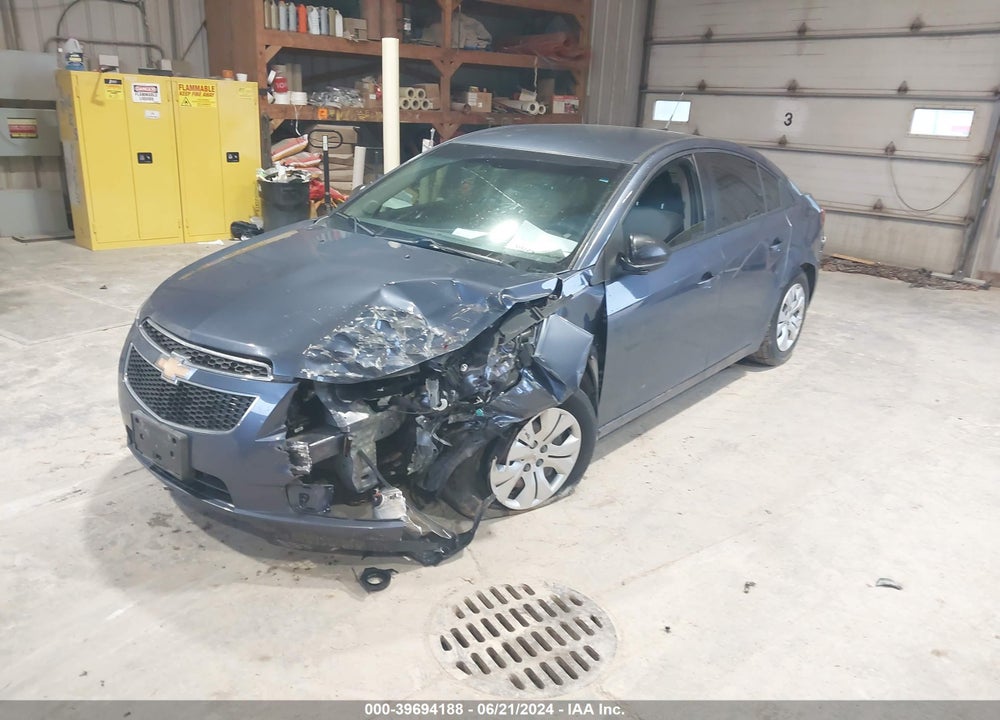 2014 CHEVROLET CRUZE LS MANUAL VIN: 1G1PB5SHXE7278162