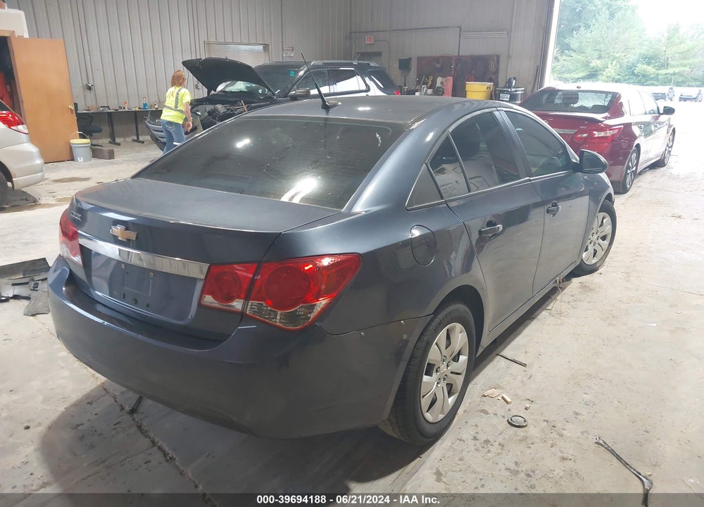2014 CHEVROLET CRUZE LS MANUAL VIN: 1G1PB5SHXE7278162